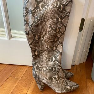Eloquii Snake Print Boot
